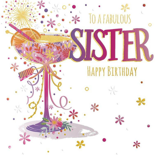 Picture of TO A FABULOUS SISTER HAPPY BIRTHDAY